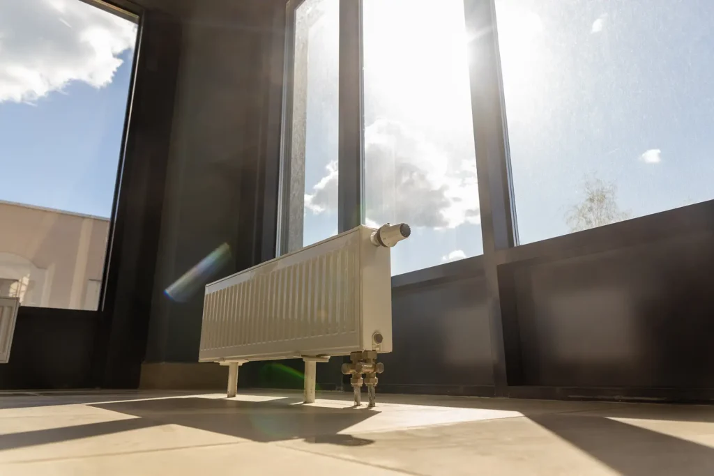 Termosifone con riscaldamento centralizzato in condominio